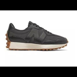 New Balance 327 V1 Leather "Black/White" Women's Shoe